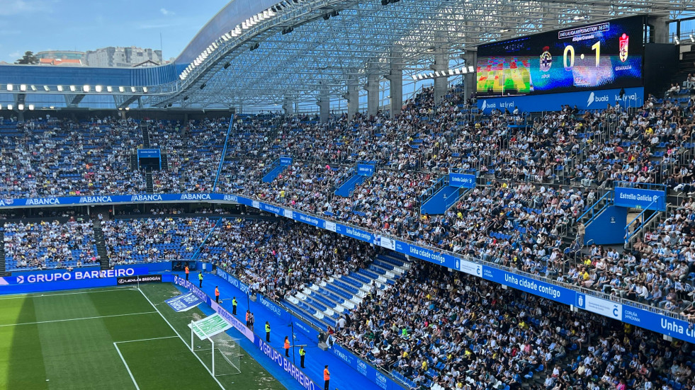 Los Riazor Blues abandonan Riazor como forma de protesta a La Liga