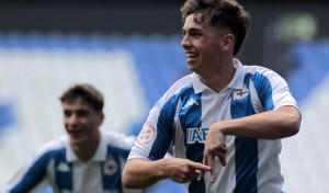 La victoria del Dépor Juvenil contra el Tenerife en imágenes