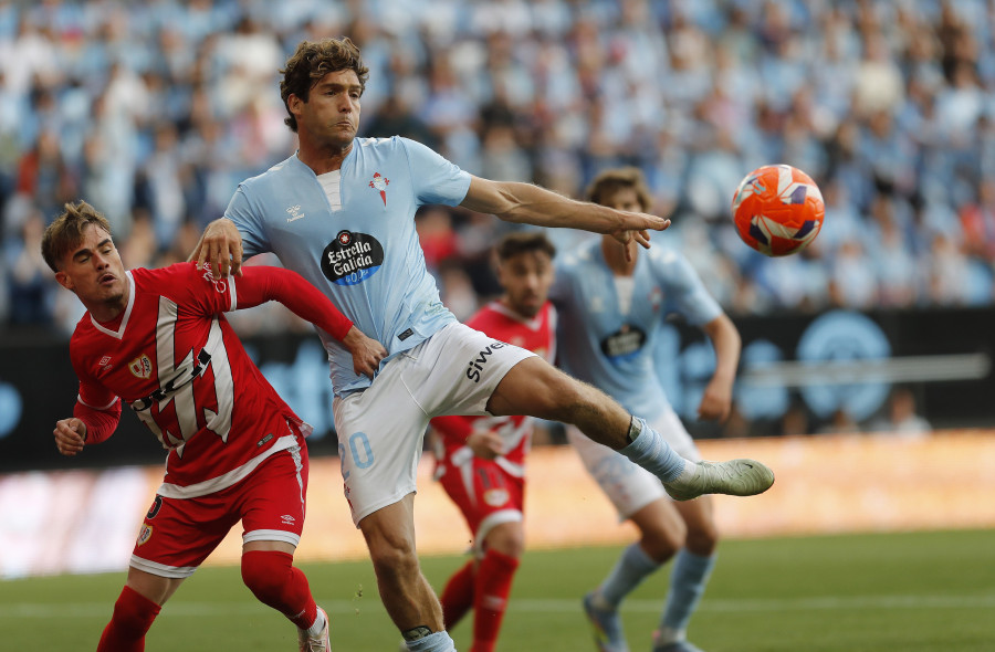 El Rayo agua la fiesta del Celta y sueña con la Liga Europa (1-2)