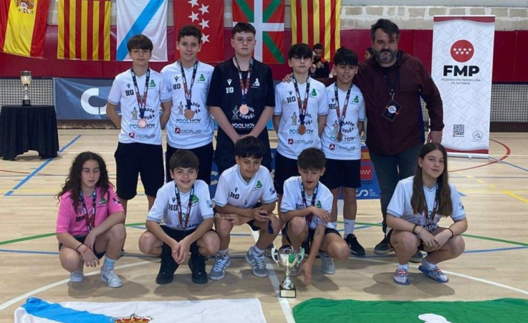 El Liceo alevín se cuelga el bronce en el Nacional
