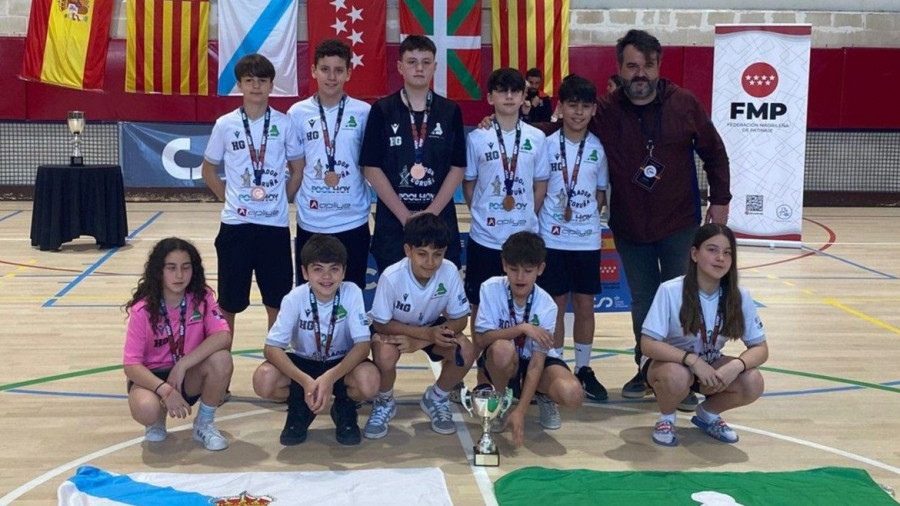 El Liceo alevín se cuelga el bronce en el Nacional