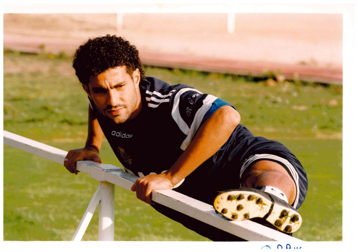 Bassir entrenando con el Deportivo