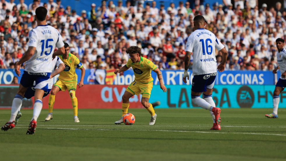 Zaragoza también sonríe a costa del Deportivo (1-0)