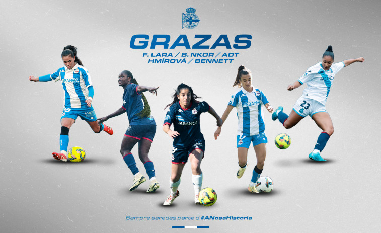El nuevo proyecto del Deportivo arranca con cinco bajas