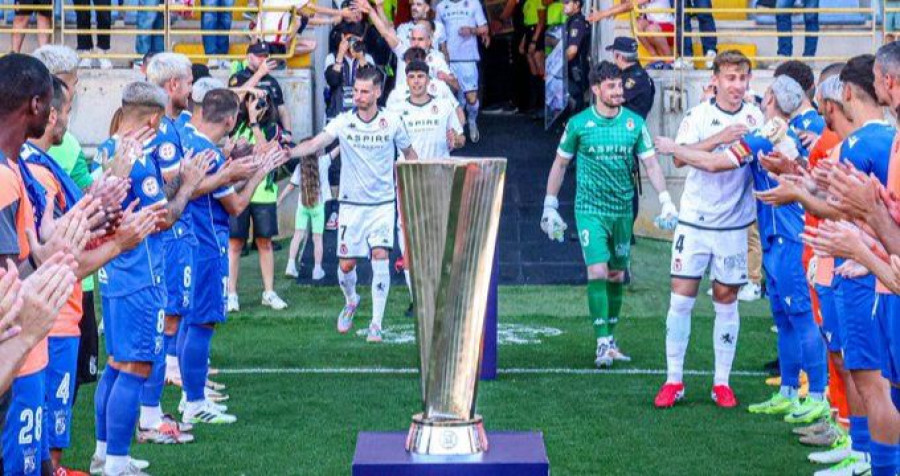 Luis Chacón, suplente en el empate en la ida de Final de Campeones entre Cultural y Ceuta (2-2)