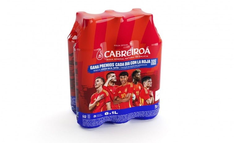 Cabreiroá refuerza su compromiso con la Selección Española de Fútbol como agua oficial