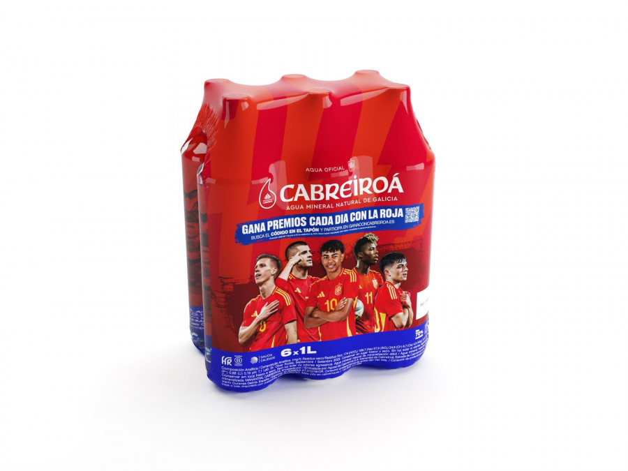 Cabreiroá refuerza su compromiso con la Selección Española de Fútbol como agua oficial