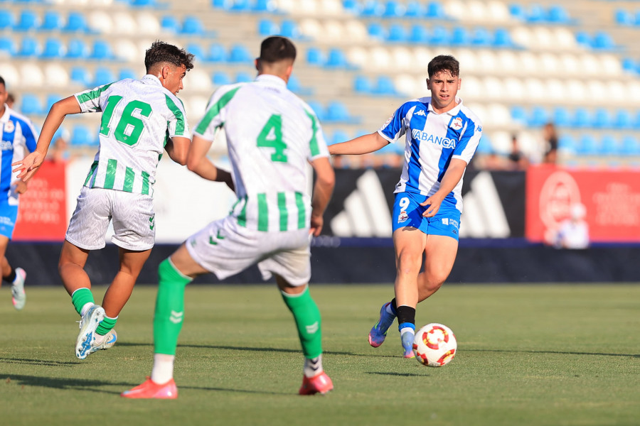 La ensoñación del Dépor Juvenil termina en pesadilla ante el ciclón Betis (2-6)