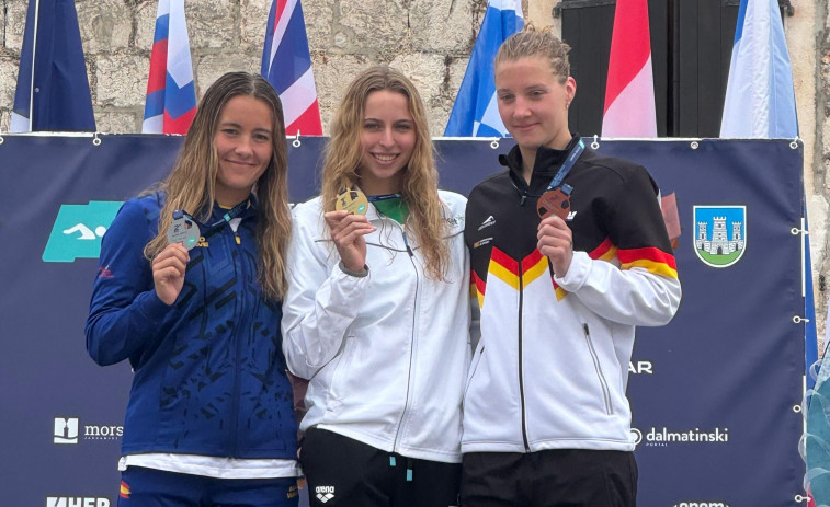 Paula Otero se consagra en aguas abiertas con una plata en el Campeonato de Europa