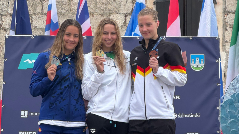 Paula Otero se consagra en aguas abiertas con una plata en el Campeonato de Europa