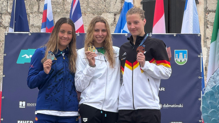 Paula Otero se consagra en aguas abiertas con una plata en el Campeonato de Europa