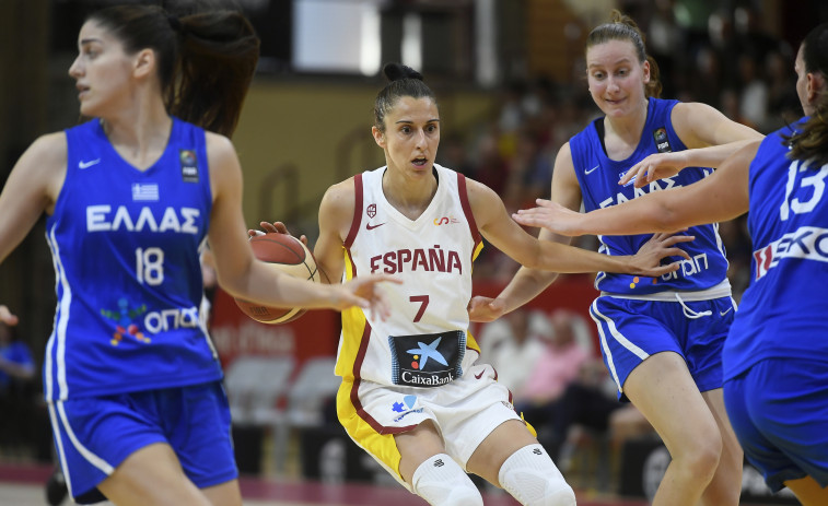 España se gusta en su primera prueba frente a Grecia  (64-40)