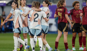 España golea a Bélgica y se jugará el pase a la fase final ante Inglaterra (1-5)