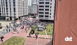 La afición del Elche 'invade' A Coruña