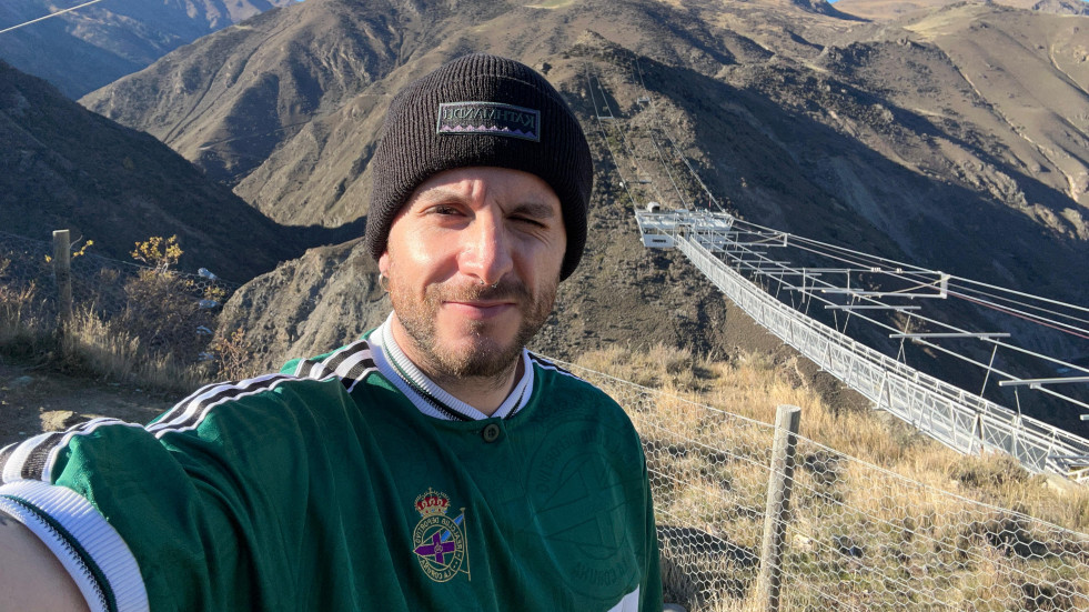 El salto al vacío de un deportivista desde la otra punta del mundo