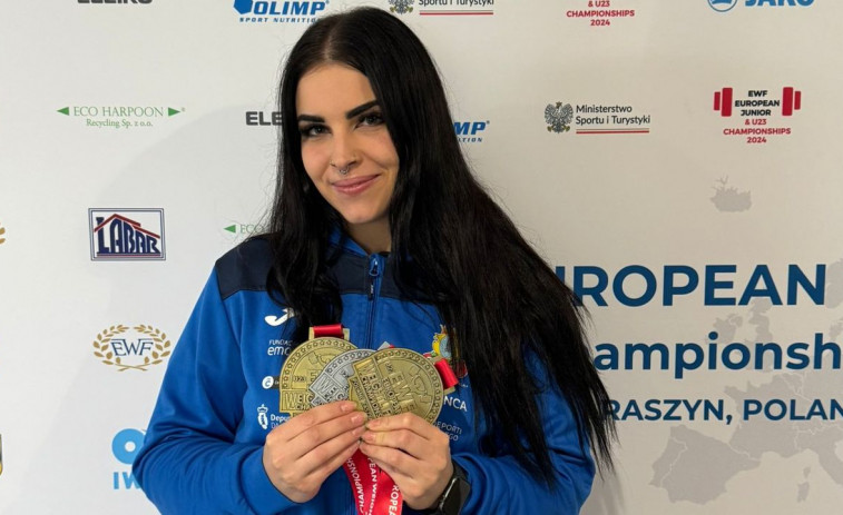 Irene Blanco logra la marca mínima para el Europeo sub-23 de halterofilia
