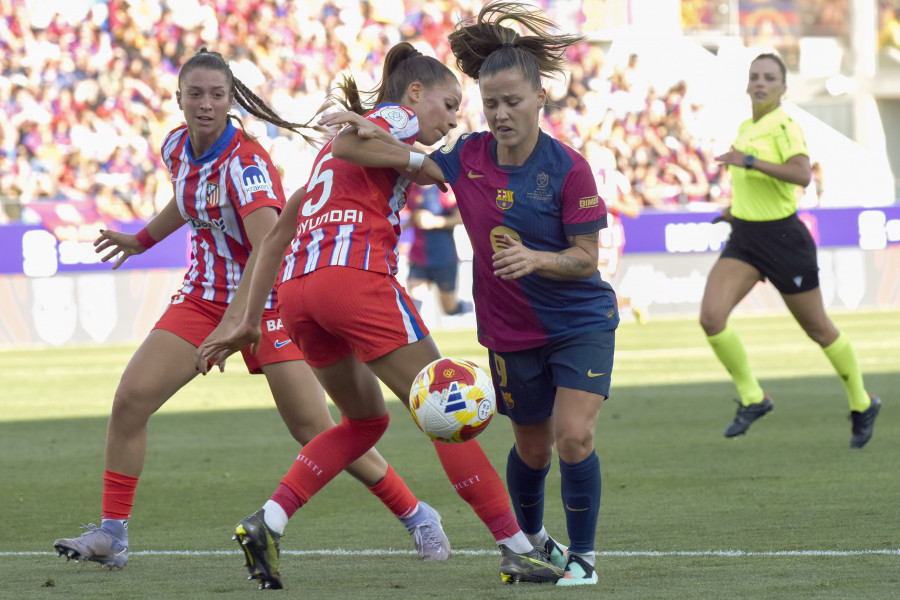 Un doblete de Claudia Pina le da al Barça su undécima Copa de la Reina (2-0)