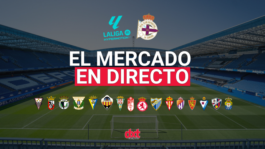 Sigue en directo el mercado de fichajes de Segunda División