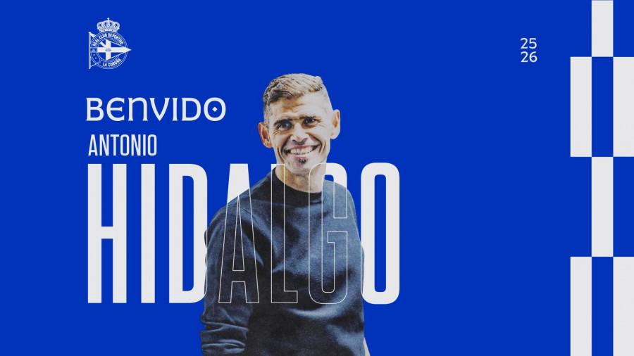OFICIAL | Antonio Hidalgo, nuevo entrenador del Deportivo