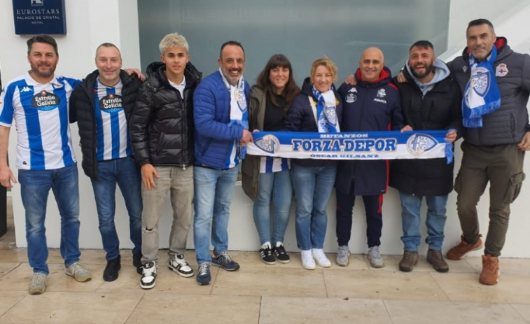 Las peñas deportivistas de Betanzos manifiestan su descontento tras la salida de Óscar Gilsanz