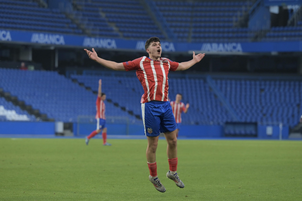 Celebracion gol meicende