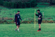 Lucas Pérez, entrenando en O Carrizo con Salmeón   Cedida