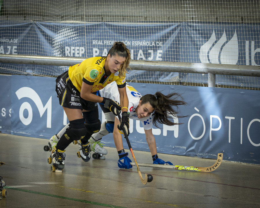 El HC Coruña entona el fin de ciclo con una digna derrota en la Copa de la Reina (2-0)