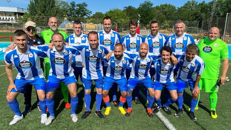Fran, la sensación en el subcampeonato nacional del Dépor de veteranos