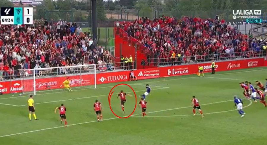 El truco del jugador del Mirandés que puede valer un ascenso