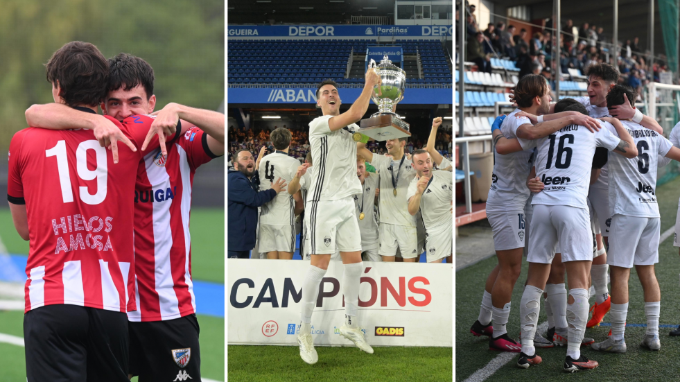 Los tres equipos coruñeses de Tercera que tienen mejor ranking que uno que juega el Mundial de Clubes
