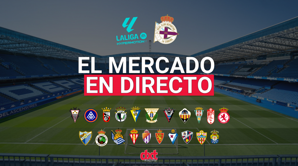 Sigue en directo el mercado de fichajes de Segunda División