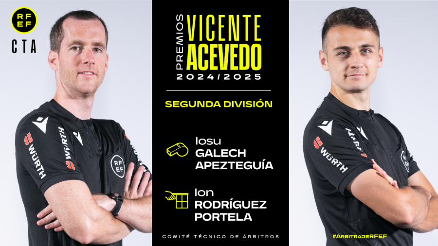 La RFEF anuncia los mejores árbitros de la temporada