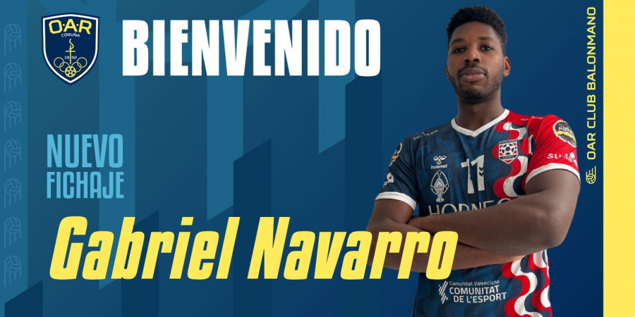 El lateral Gabriel Navarro, séptimo fichaje del OAR Coruña 2025-26