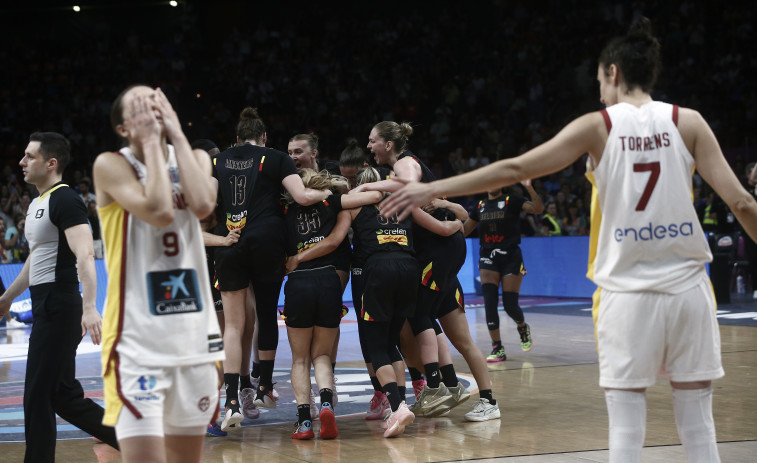 La selección femenina cae de la manera más cruel ante Bélgica en la final del Eurobasket  (65-67)