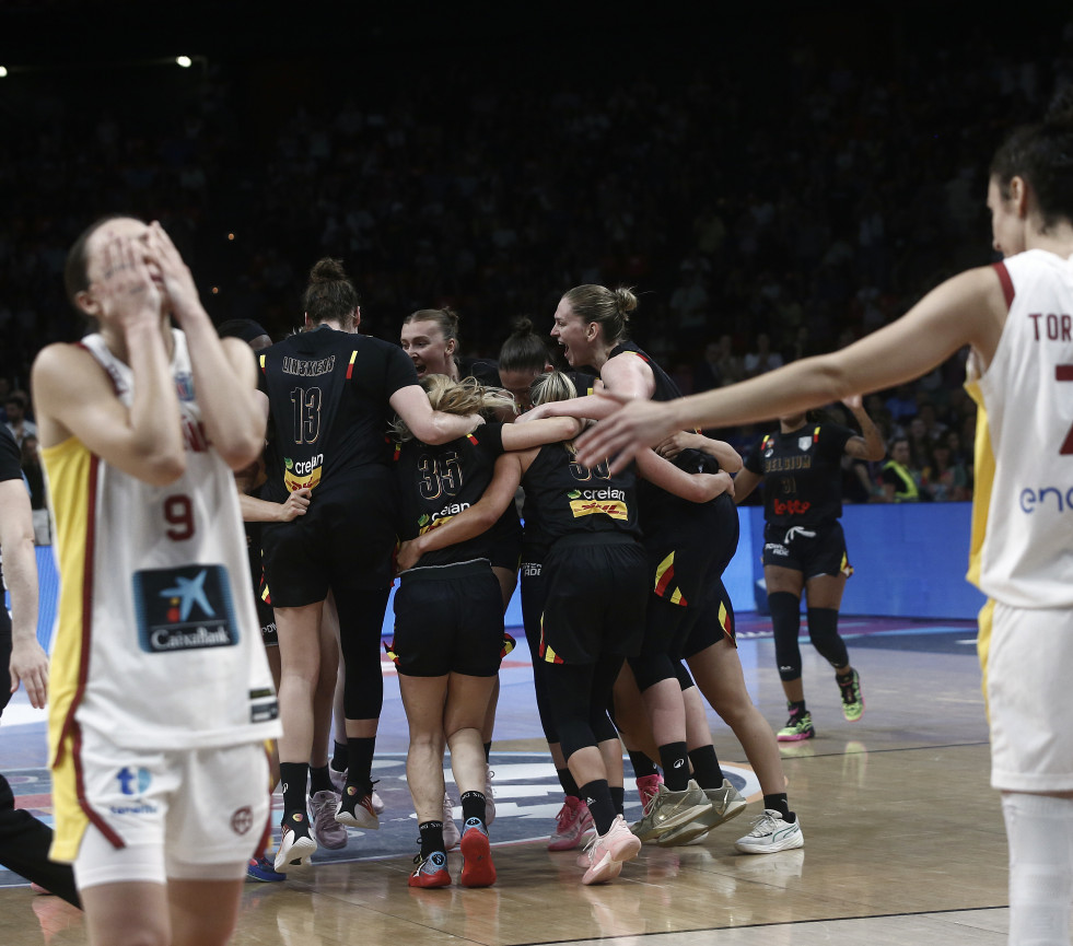 La selección femenina cae de la manera más cruel ante Bélgica en la final del Eurobasket  (65-67)