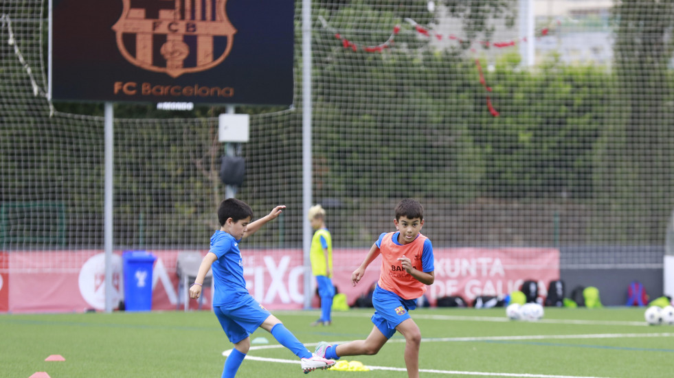 El camps Barça Academy en Ponte dos Brozos