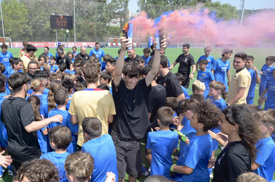 Punto y final a la primera Barça Academy en Arteixo