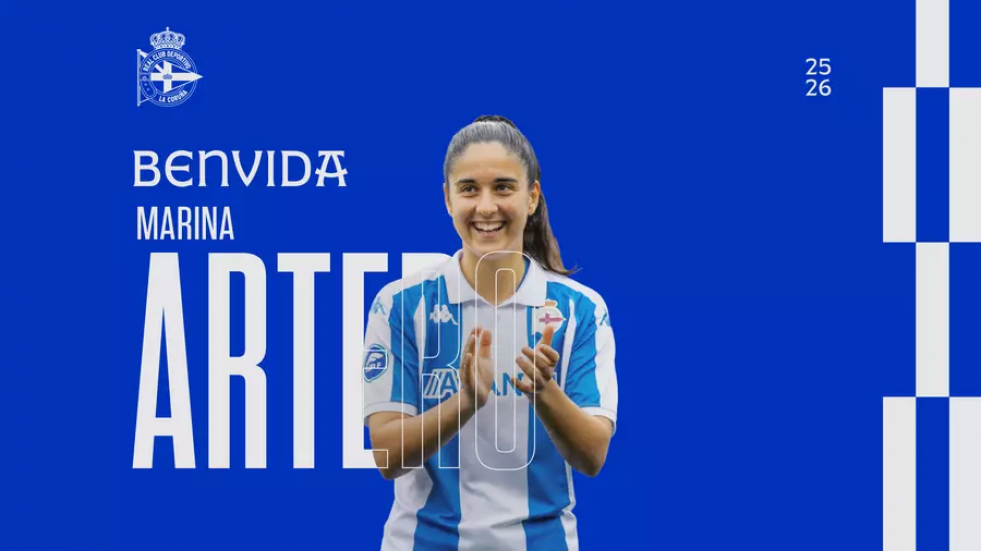 OFICIAL | Marina Artero, blanquiazul una temporada más
