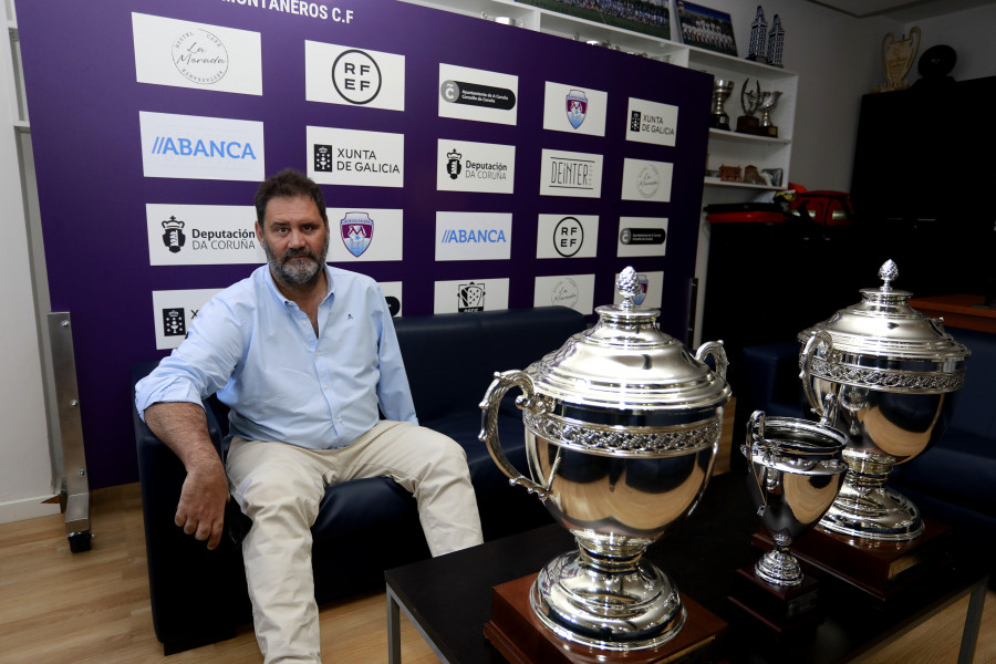 Luis Cousillas, presidente del Montañeros: “Vestimos como el Real Madrid, pero intentamos jugar como el Barcelona”