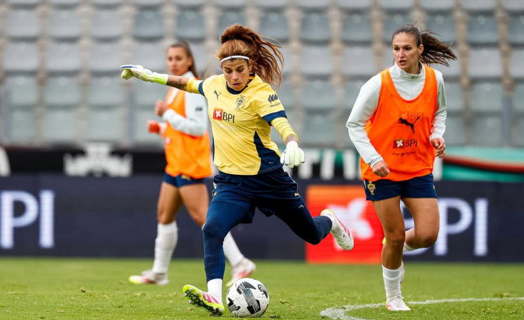 Inês Pereira busca consagrarse en la portería de la selección