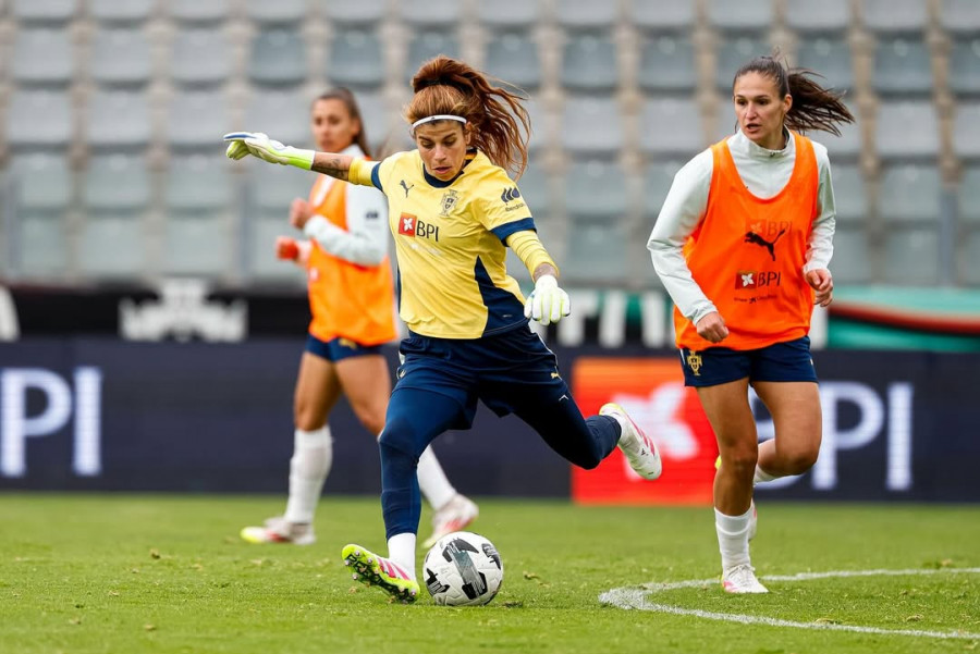 Inês Pereira busca consagrarse en la portería de la selección