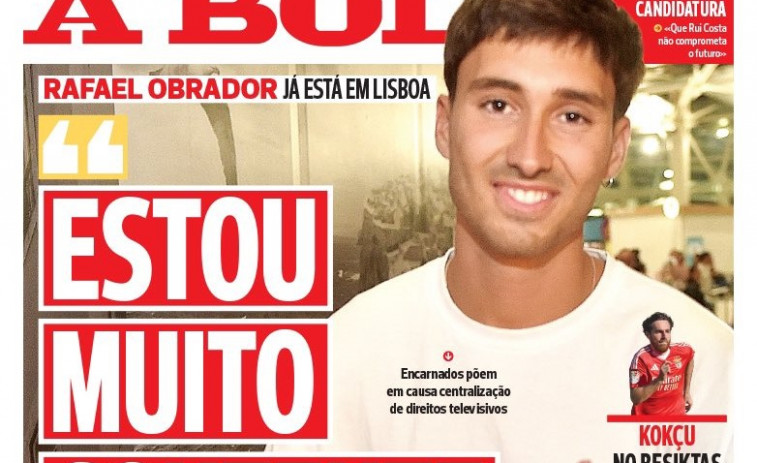 Rafa Obrador ya está en Lisboa para firmar con el Benfica