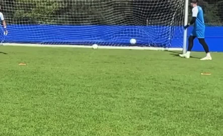 Luismi ya exhibe su zurda en Abegondo