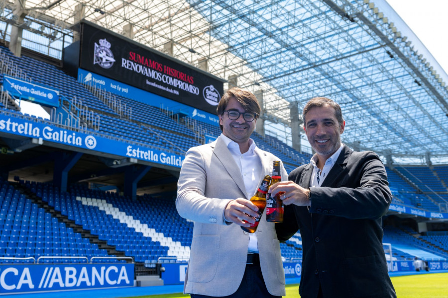 Estrella Galicia y el Deportivo renuevan su acuerdo de patrocinio hasta 2028