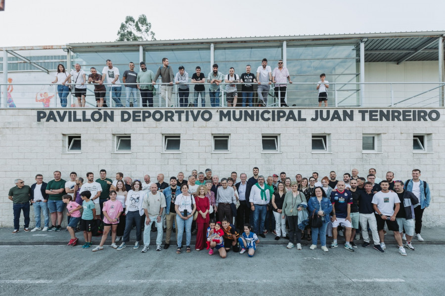 Juan Tenreiro ya tiene su merecido homenaje en Miño