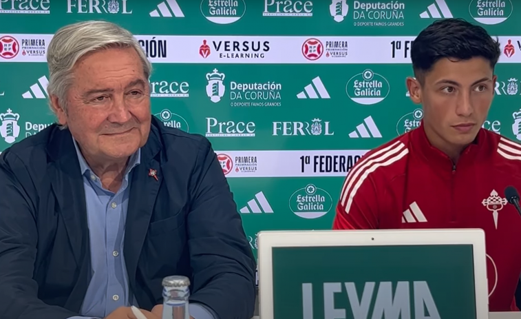 Jairo Noriega, en su presentación con el Racing de Ferrol: 