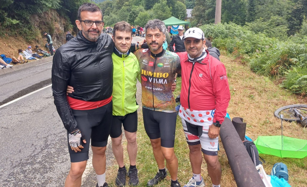 Coruñeses en el Disneyland del ciclismo