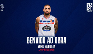 OFICIAL | Yunio Barrueta jugará en Obradoiro