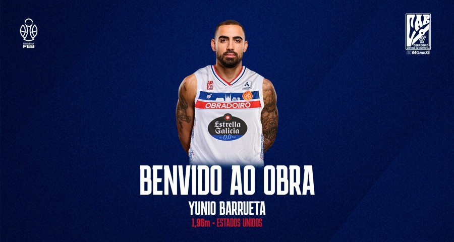 OFICIAL | Yunio Barrueta jugará en Obradoiro
