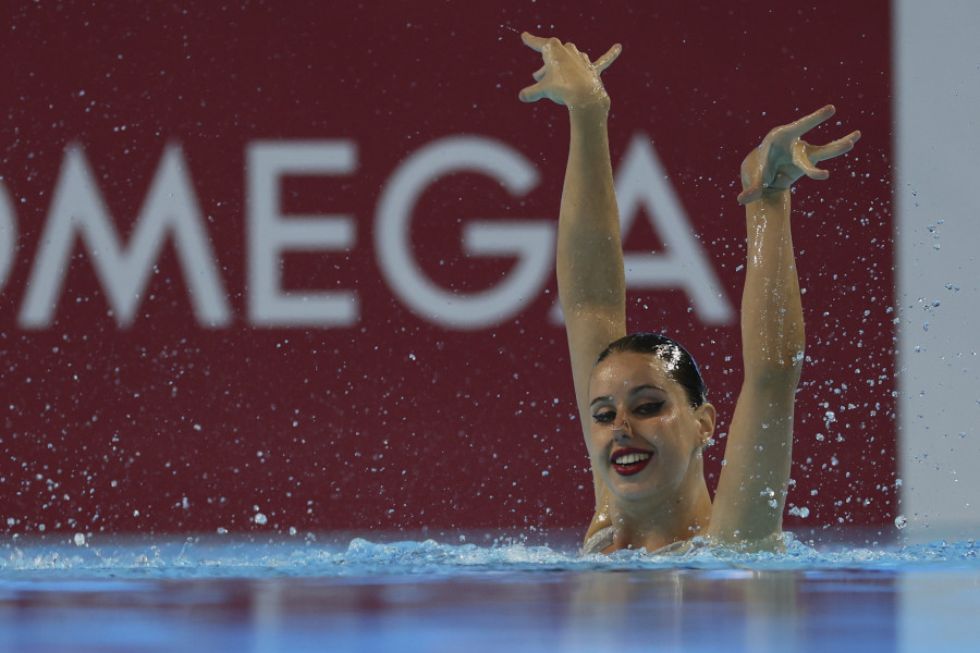 Iris Tió medalla de oro en solo libre de natación artística